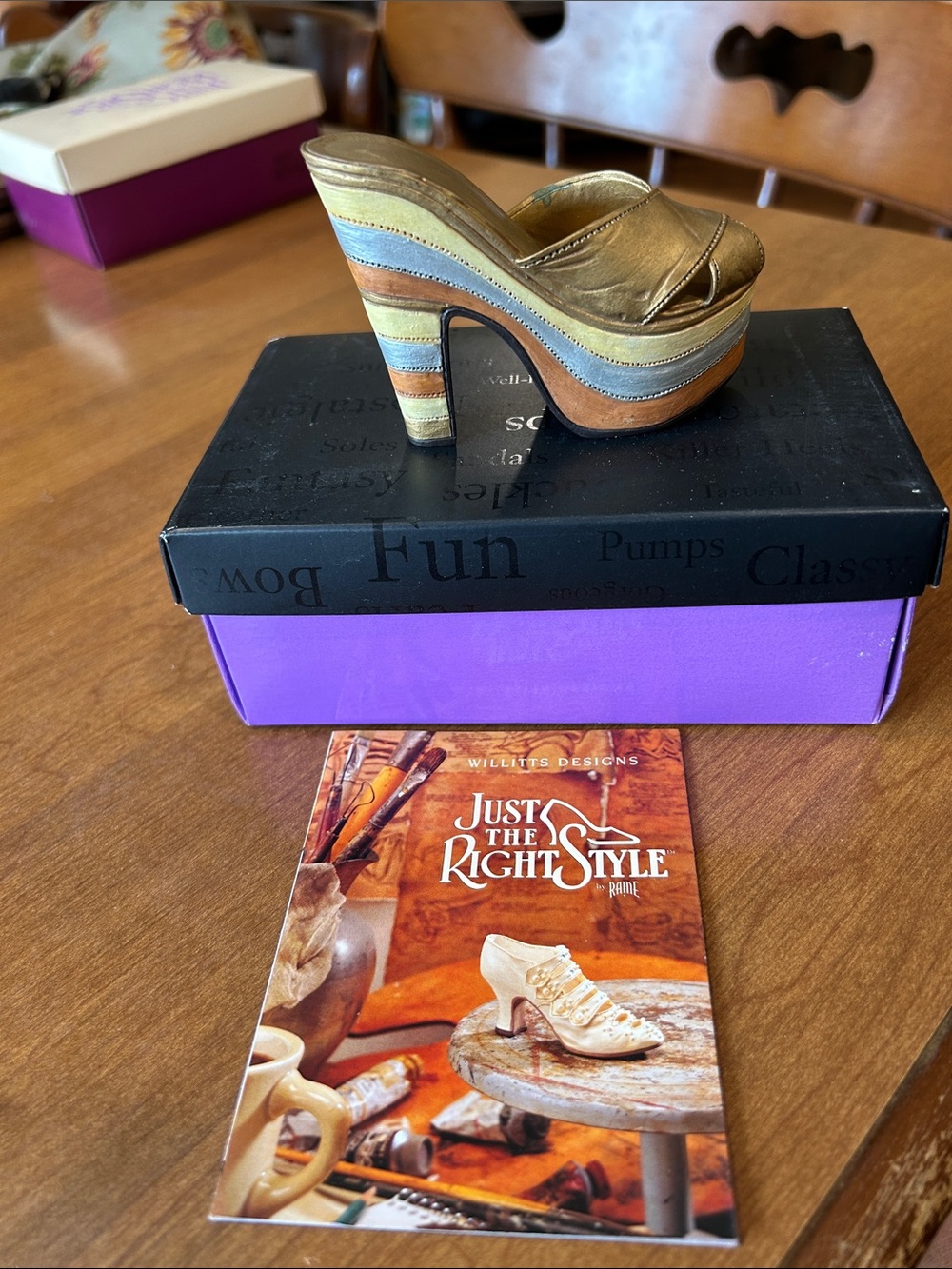 Mini Multi-Color Platform Mule Decor